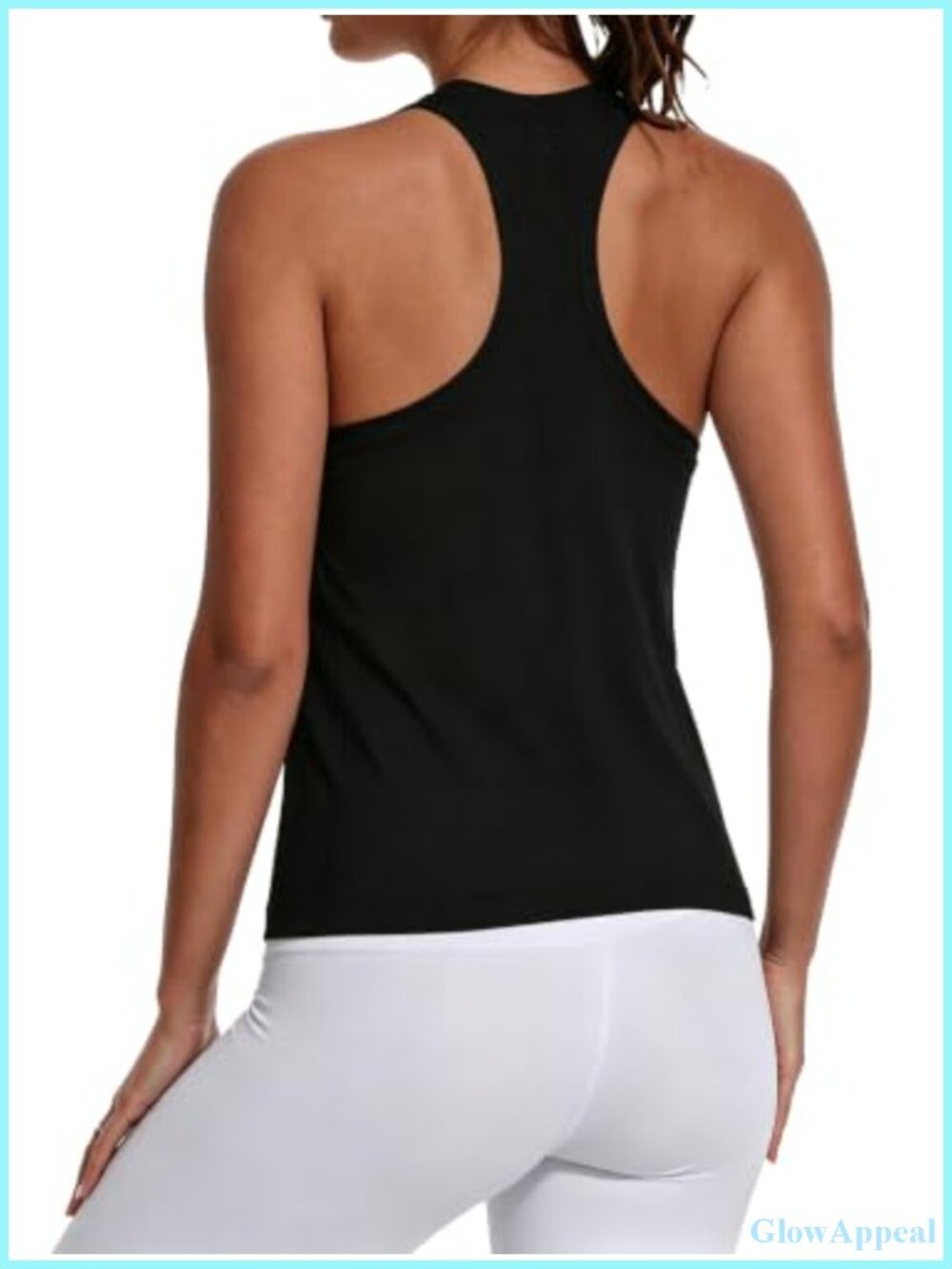 Women Seamless Racerback Tank Top Sleeveless Athletic Running Workout Top